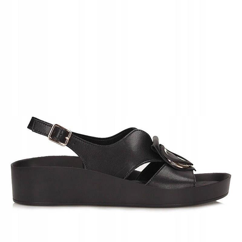 Stylové dámské sandály na platformě S.Barski GR51-601 Beige