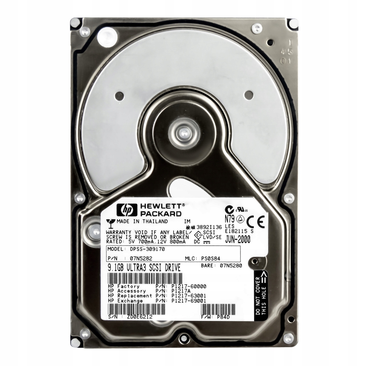 Hp P1217A P1217-69001 9,1GB Scsi 3,5'' DPSS-309170