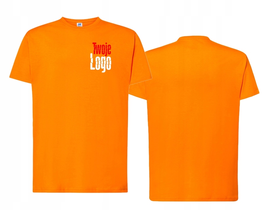 T-shirt z nadrukiem Koszulka LOGO FIRMY 4XL