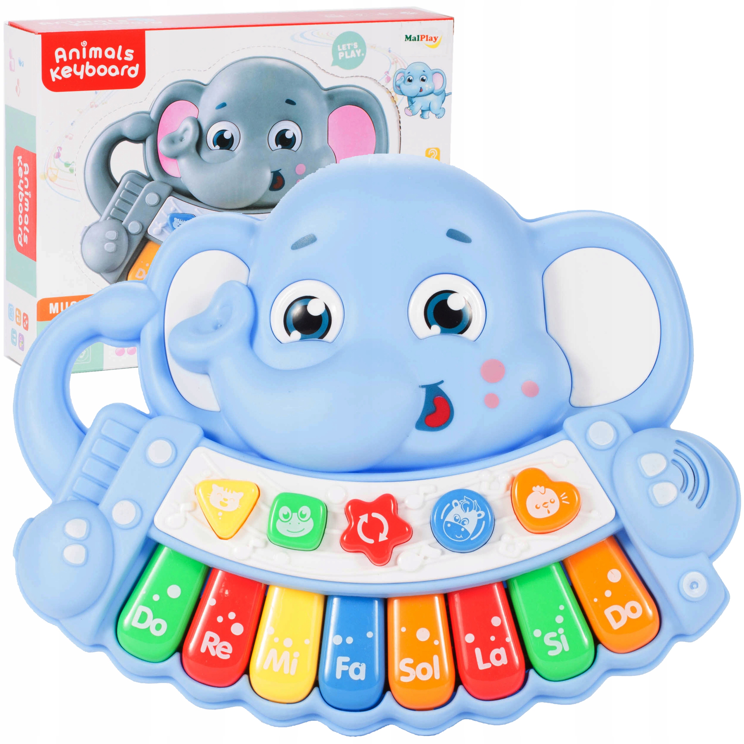 

Pianinko Interaktywne Organki Muzyczne Słonik