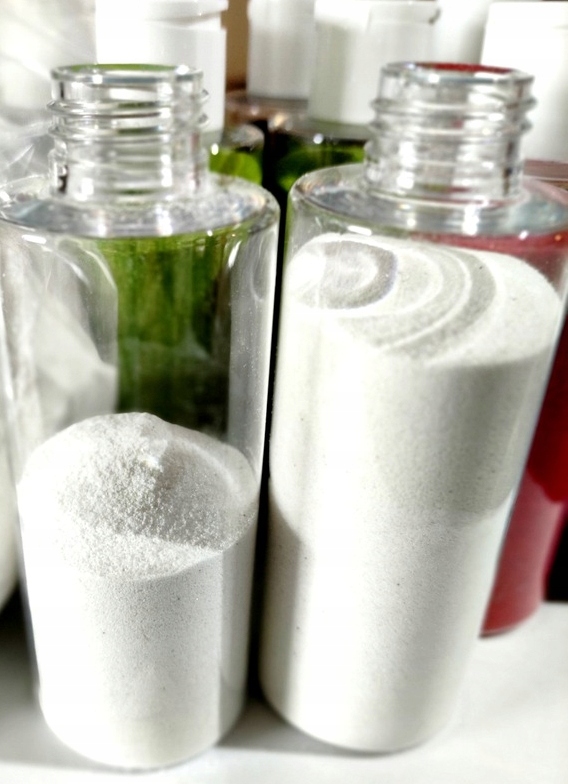 PIASEK BIAŁY THASSOS DEKORACYJNY ŚNIEŻNY 0,1mm 1KG Marka Exotic Stones