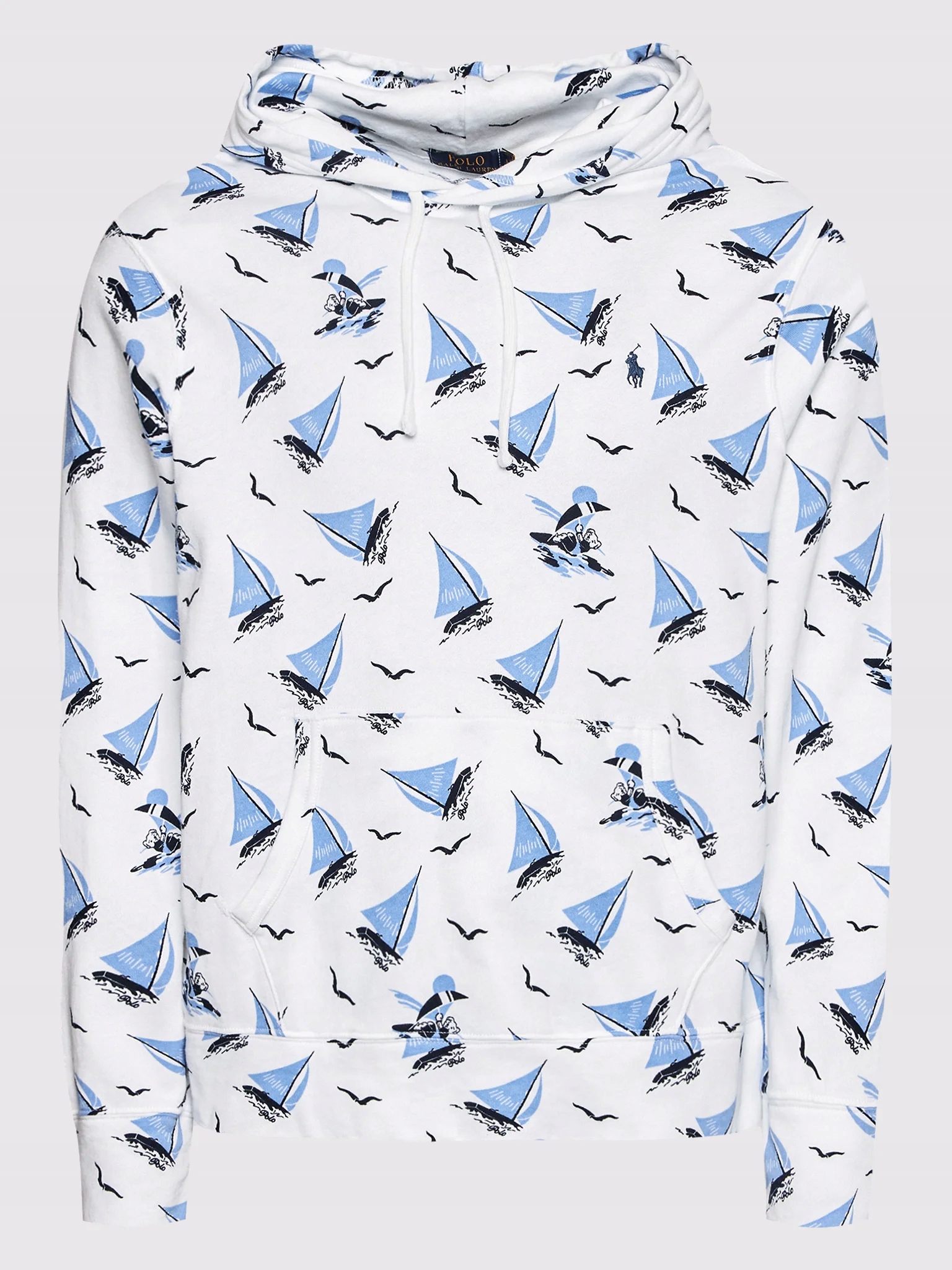 Mikina Polo Ralph Lauren 710860596001 Bílá, regular střih M