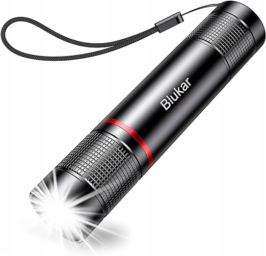 Blukar Led Latarka Akumulatorowa 2000 Lumenów Wodoodporna Mini