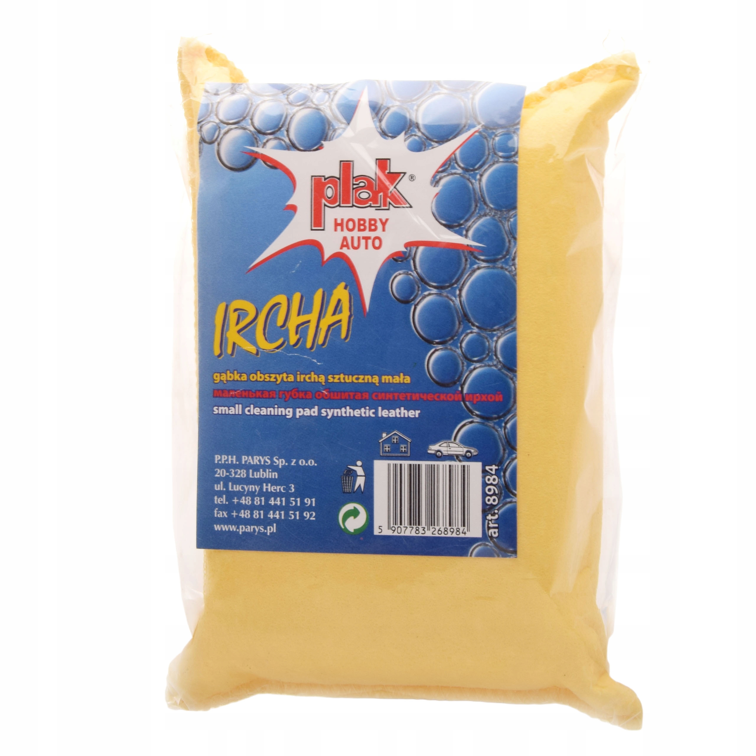 

Gąbka Plak Mała Sztuczna Ircha do Szyb Luster