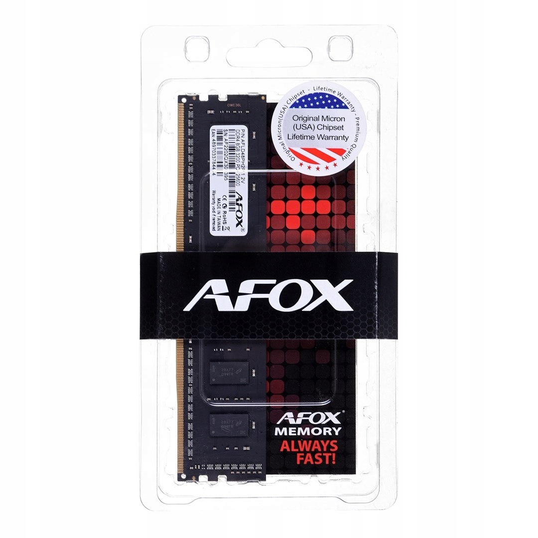 Afox DDR4 8GB 3200MHZ CL22 XMP2 AFLD48PH1P