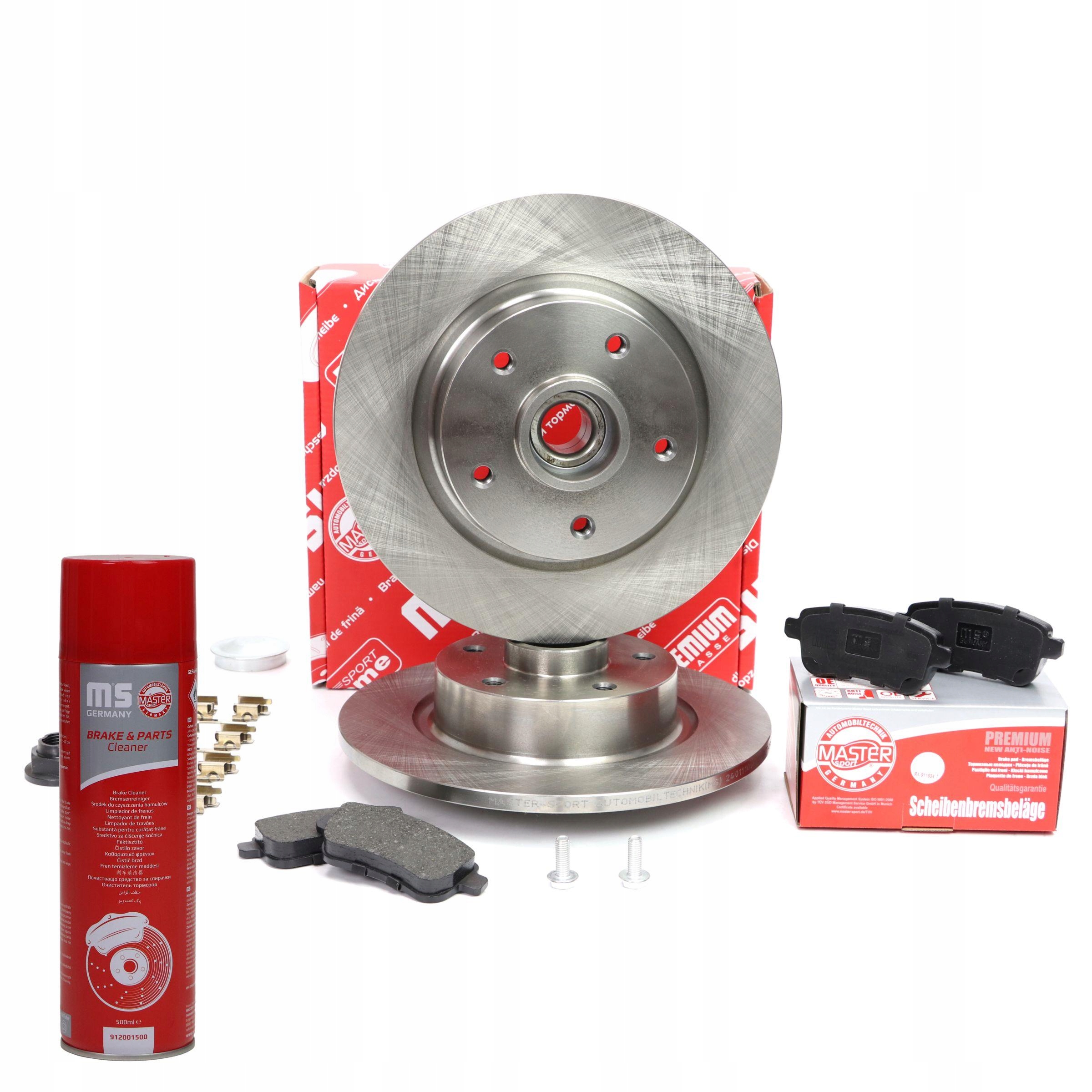 Brzdové Destičky Kotouče s ložiskem zadní 201101801