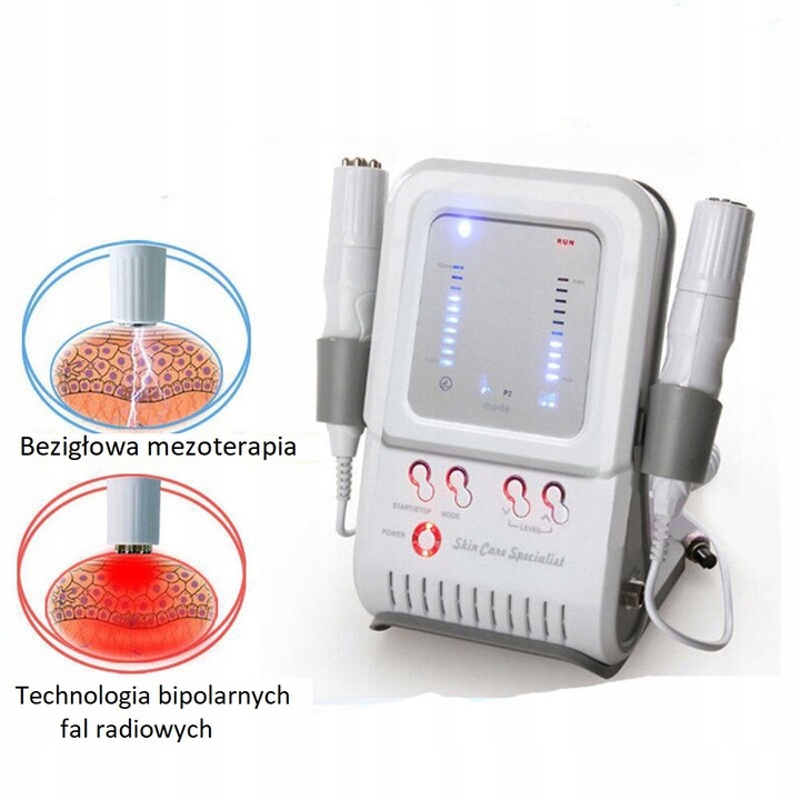 URZĄDZENIE USUWANIA ZMARSZCZEK FALE RF MEZOTERAPIA Zasilanie sieciowo-akumulatorowe