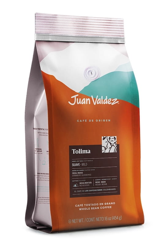 Kawa ziarnista Juan Valdez Single Origin Tolima 454g