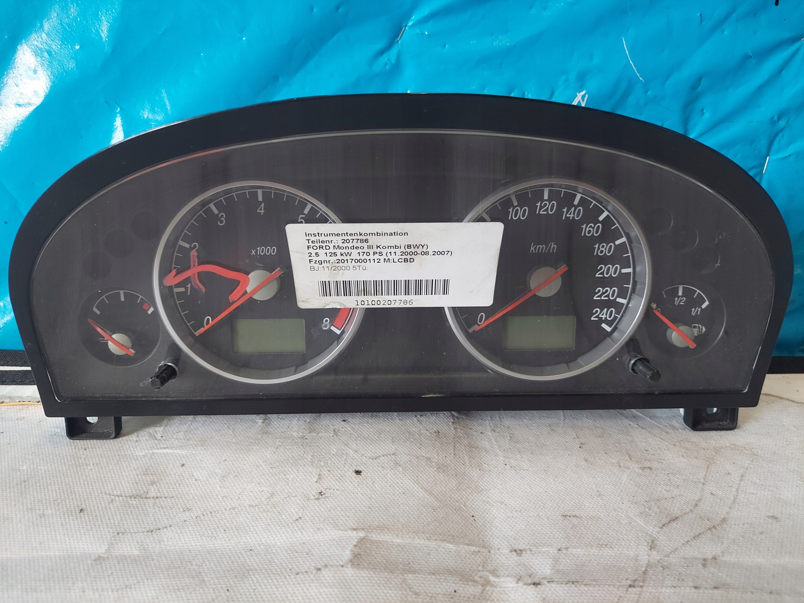 dials clock MONDEO MK 3 2.0 16V 1S7F-10849DJ