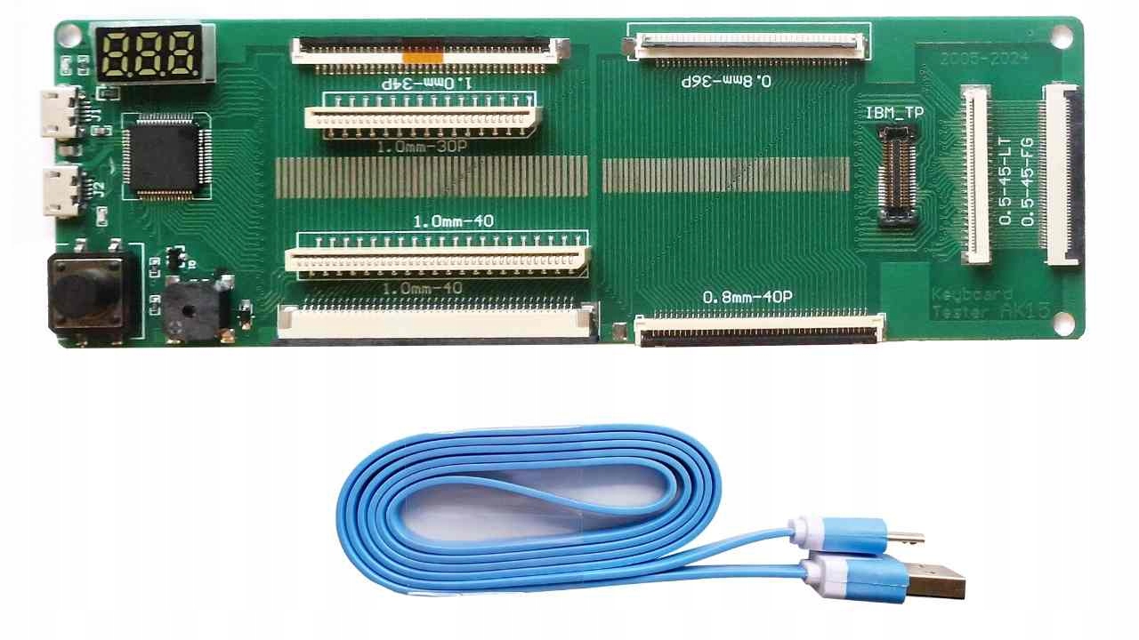 Tester Klávesnice A Notebooku S Led Displejem