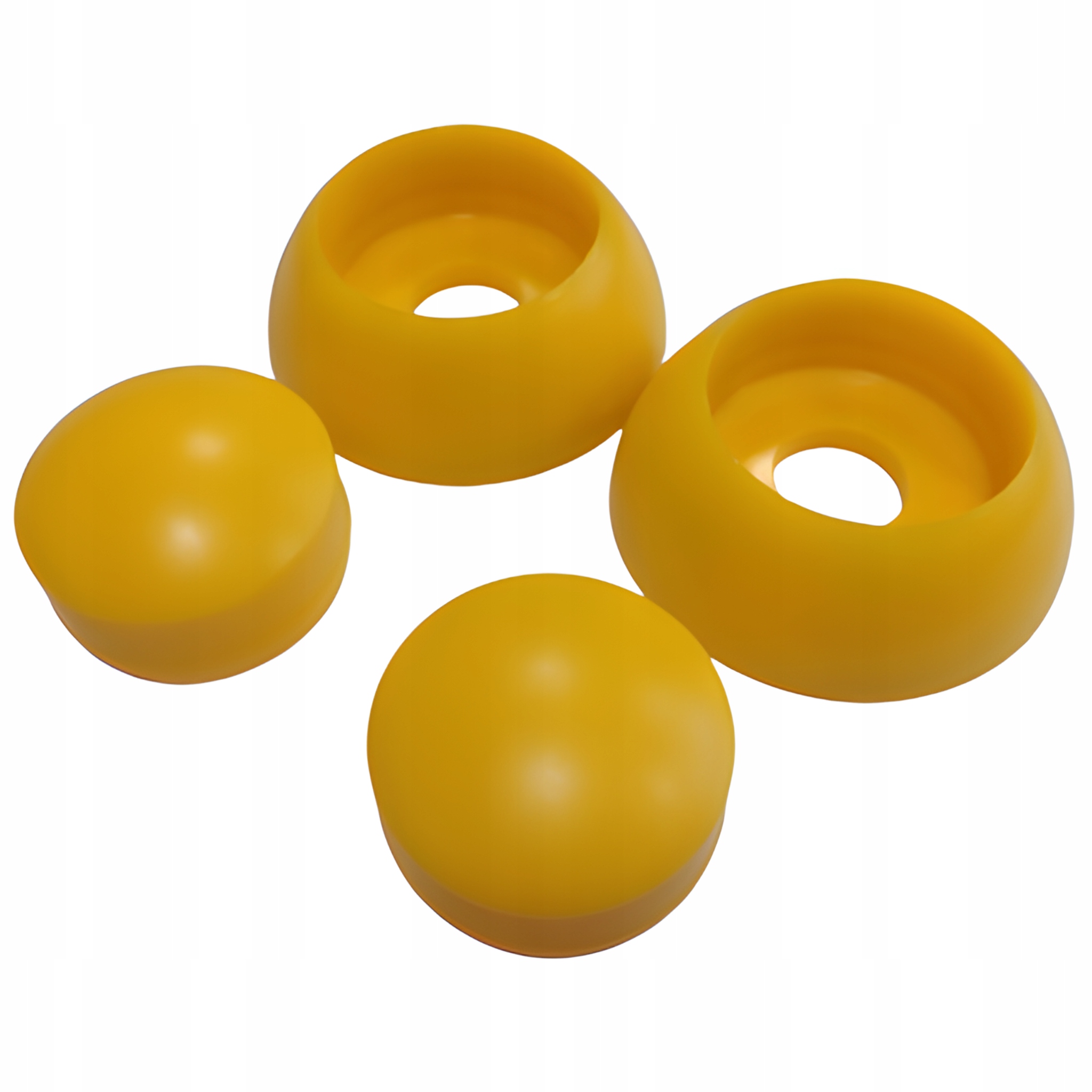 Záslepka kryt šrouby dvoudílná M12 Žlutá 50 Ks