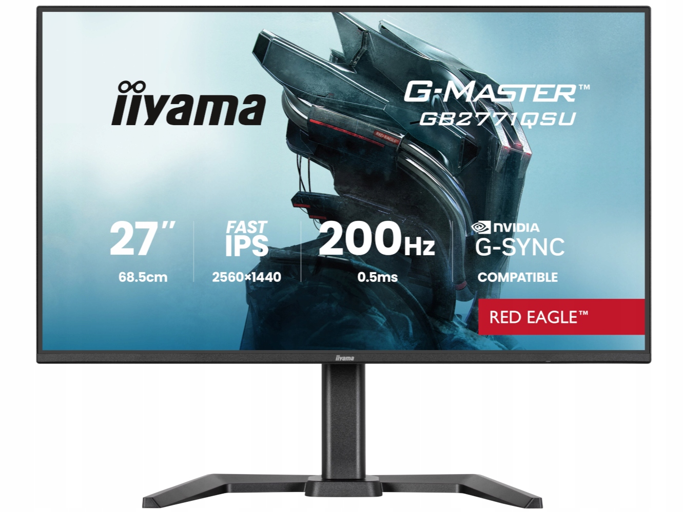 Monitor iiyama G-Master GB2771QSU-B1 27" Qhd Fast Ips 200Hz 0,5ms