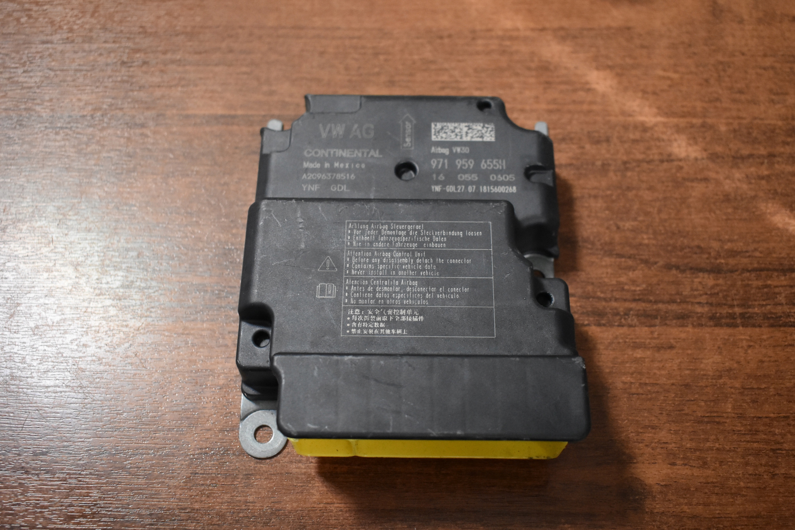IDEALNY module control unit airbag PORSCHE BENTLEY 1
