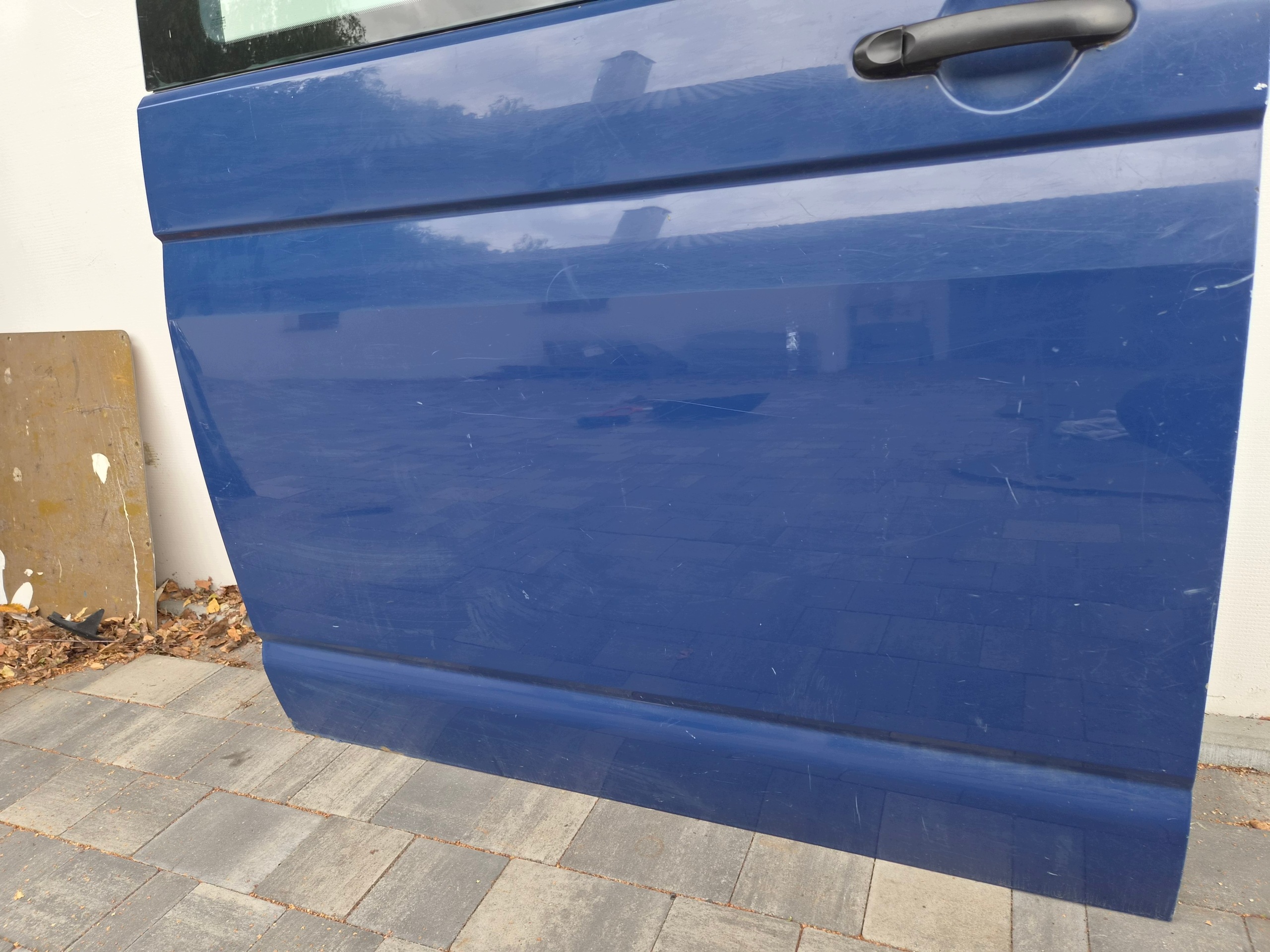 door sliding VW T5 T5 lift side right blue/ granatowe