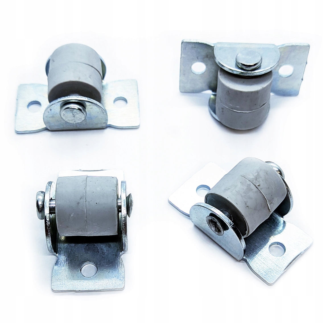 

4 x Kółko Meblowe, Rolka Mała 16 mm Gumowa