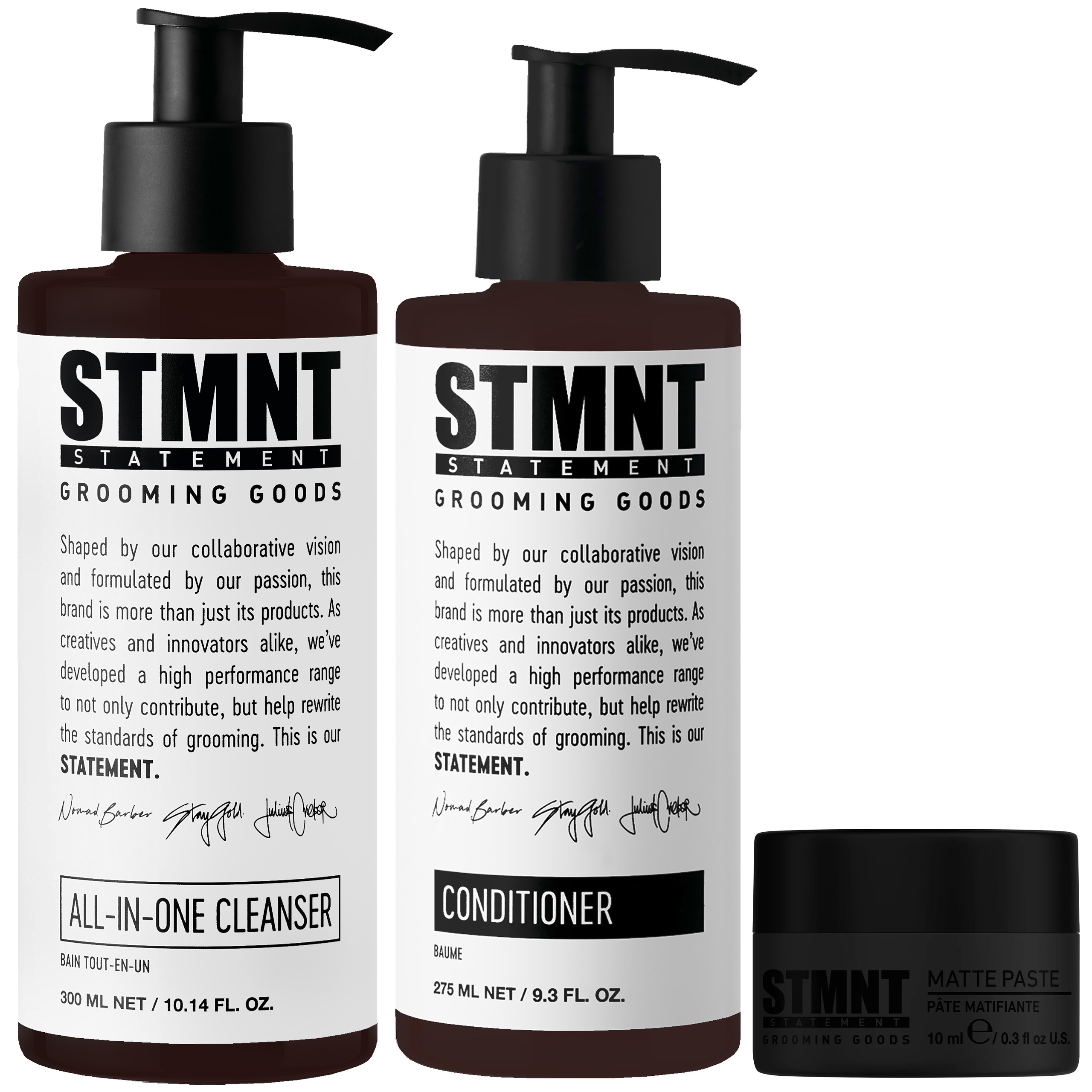 Profesionální sada Stmnt Pasta 10 ml Šampon 300 ml Kondicionér 275 Ml