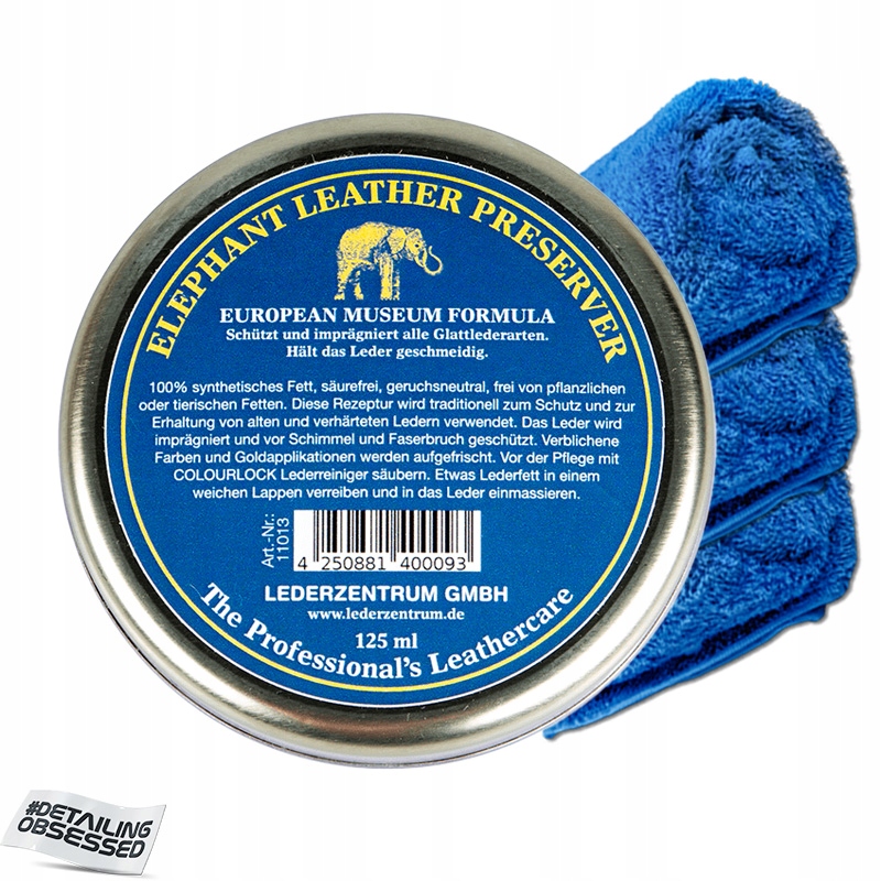 

Colourlock Elephant Leder Preserver 125ml wosk