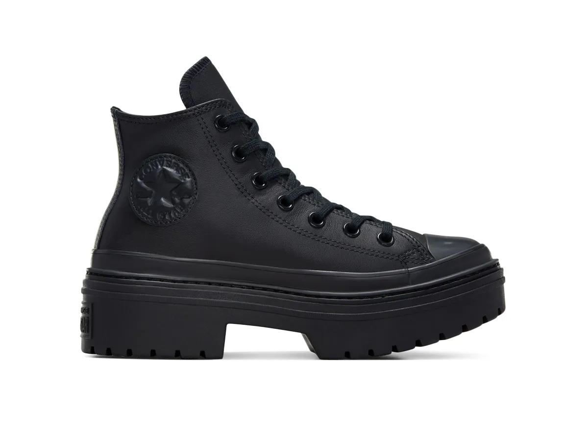 Boty Converse Chuck Taylor All Star Lugged Heel Leather A10369C černé