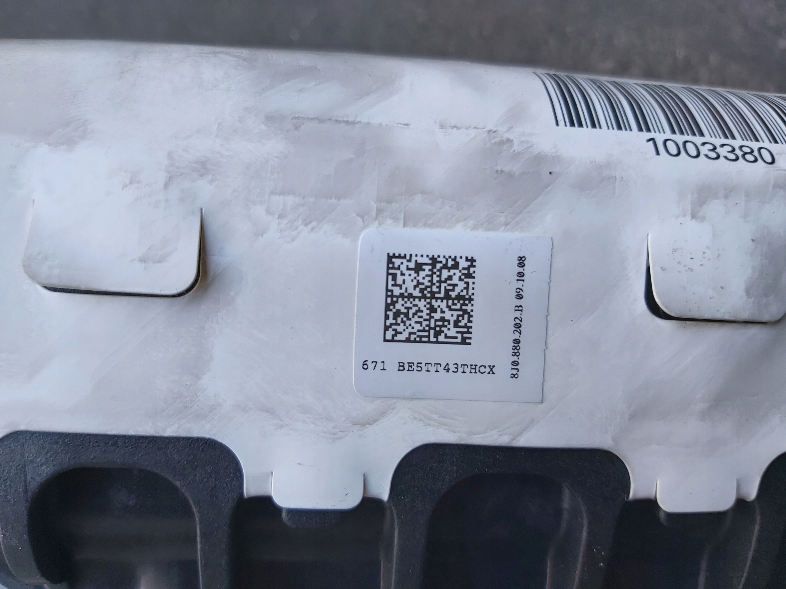 passenger airbag airbag 8J0880202 AUDI TT 8J