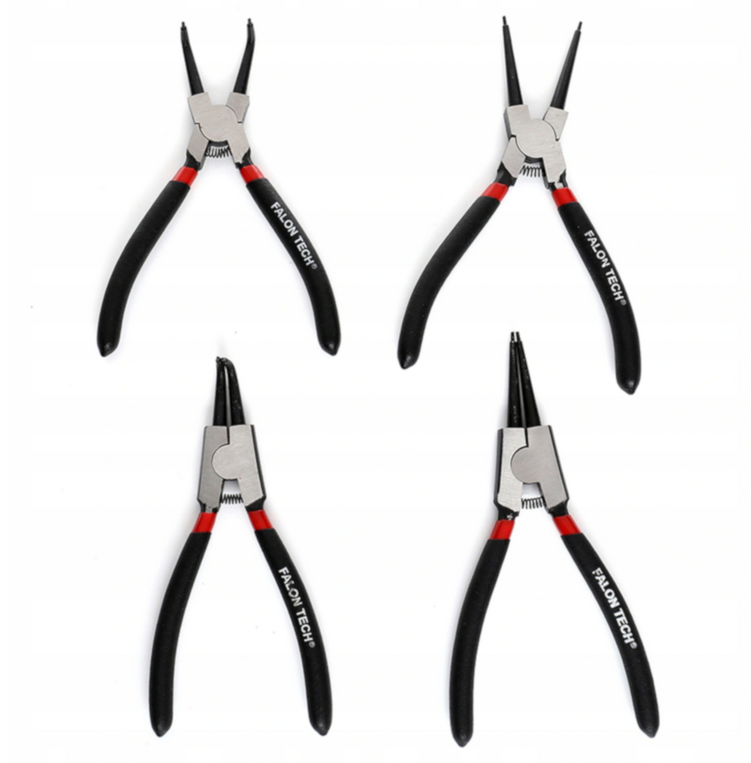 Szczypce Segera 7" 4szt. Segeera 180mm Wewnętrzne Zewnętrzne Zestaw