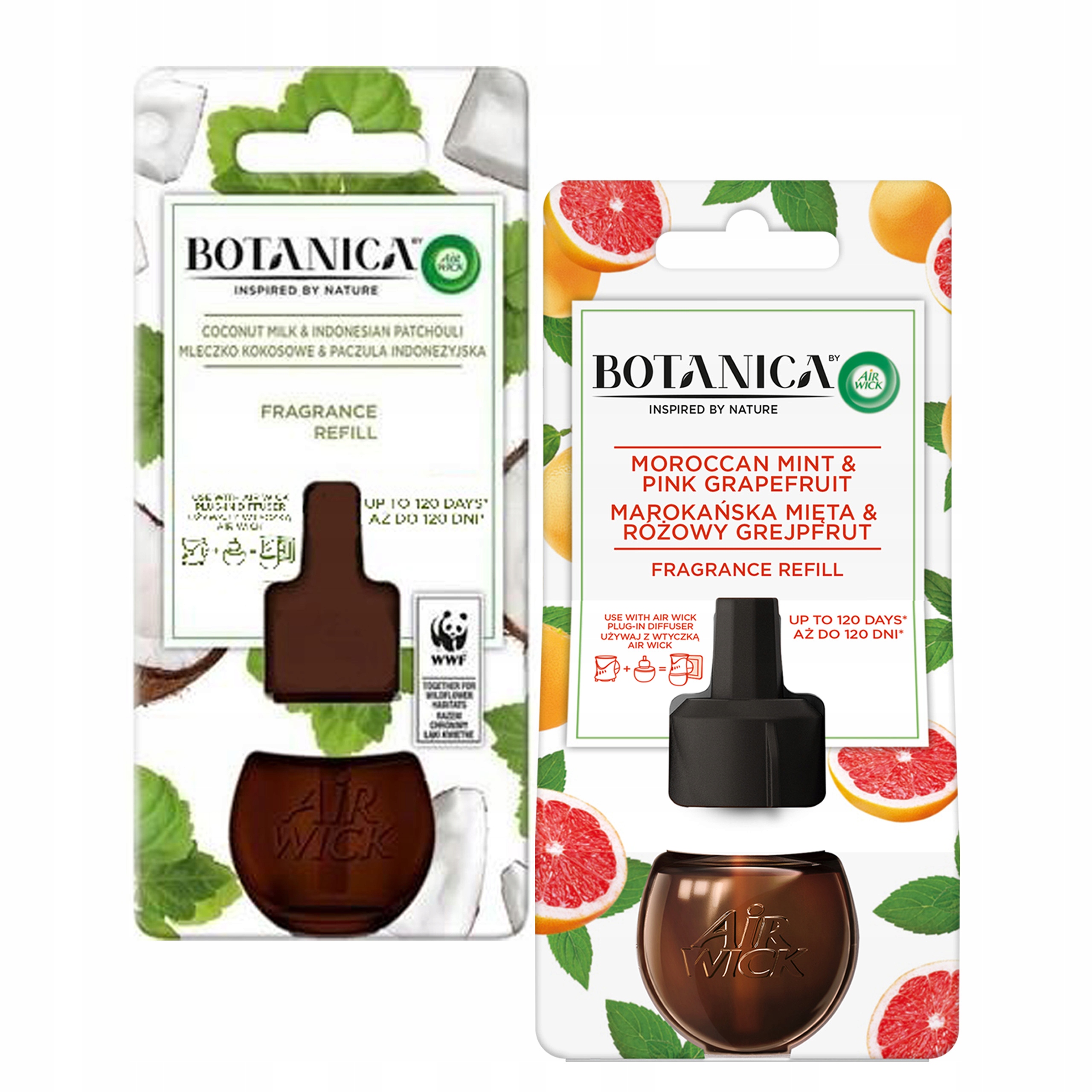 

Botanica by Air Wick Electric Odświeżacz 2 x Wkład