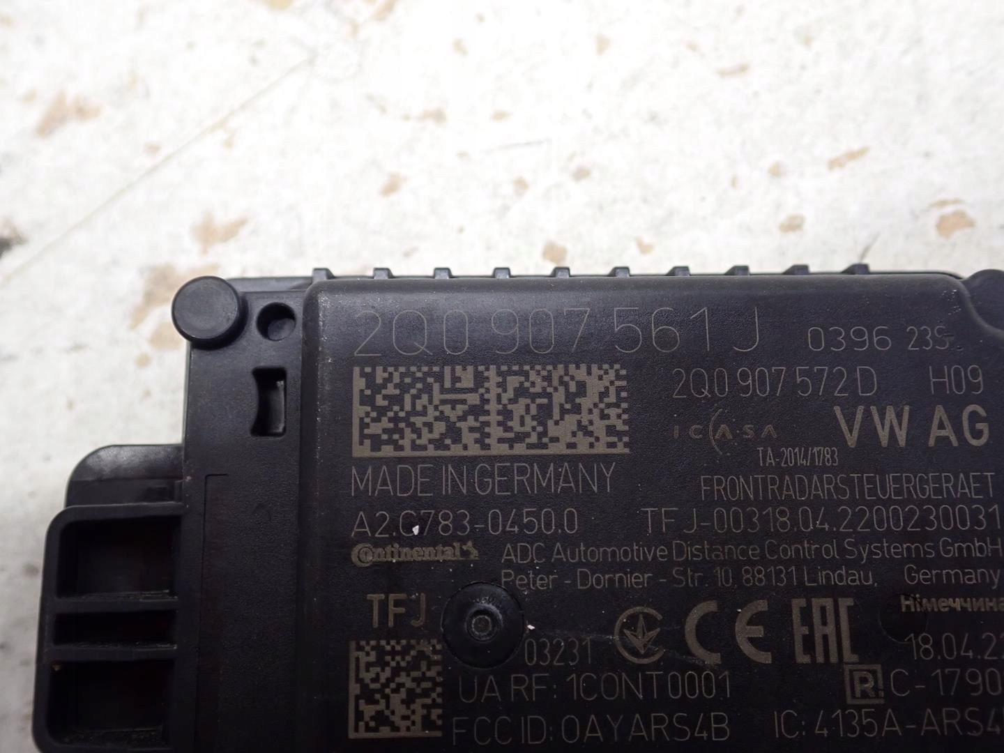 Radar distronic VW SEAT SKODA AUDI 2Q0907561J
