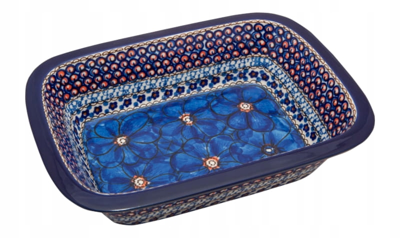 Naczynie żaroodporne Forma Miska 25 cm Bolesławiec Pojemność 1.25 l