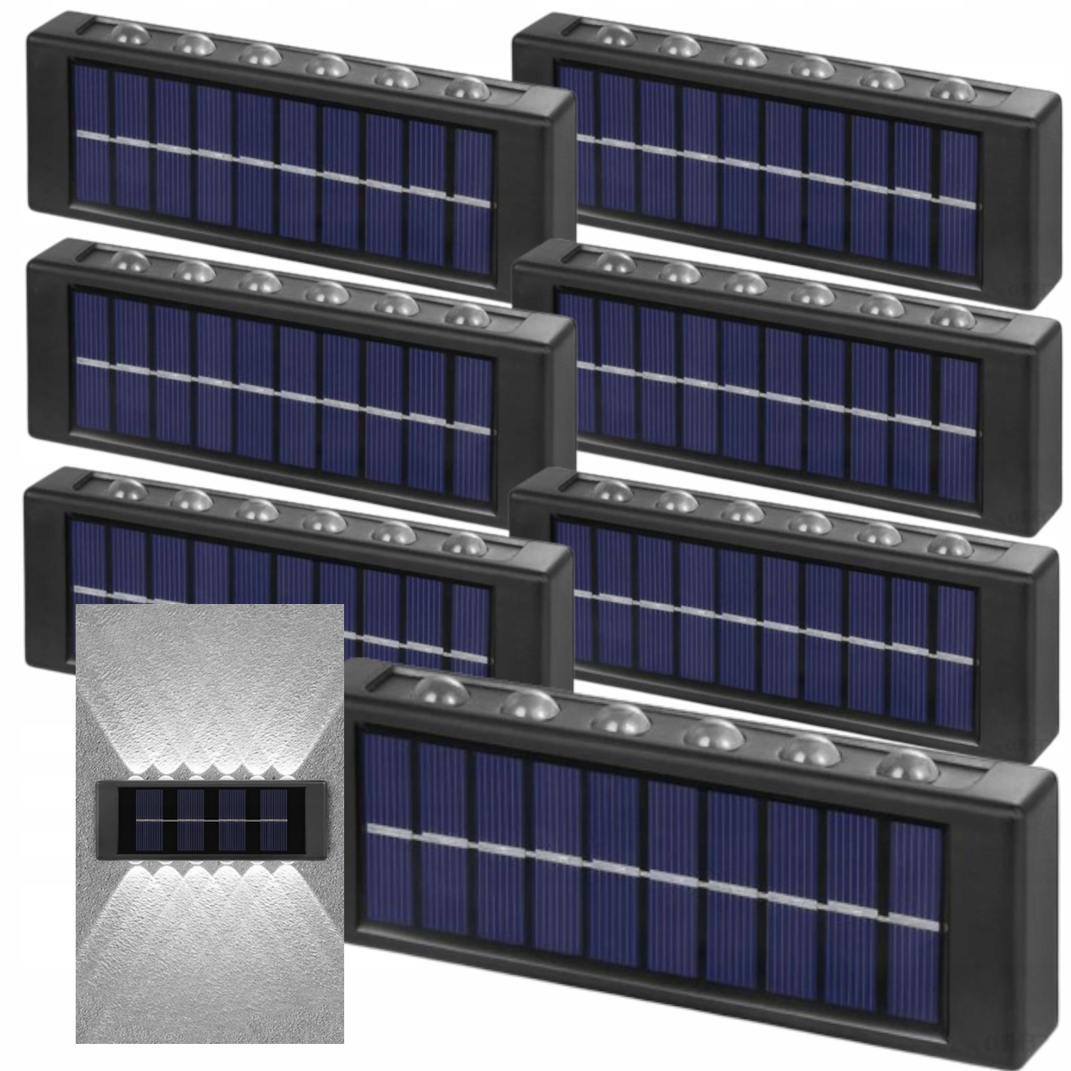 7 x Solární lampa Solární Led venkovní zahradní dekorativní lampa