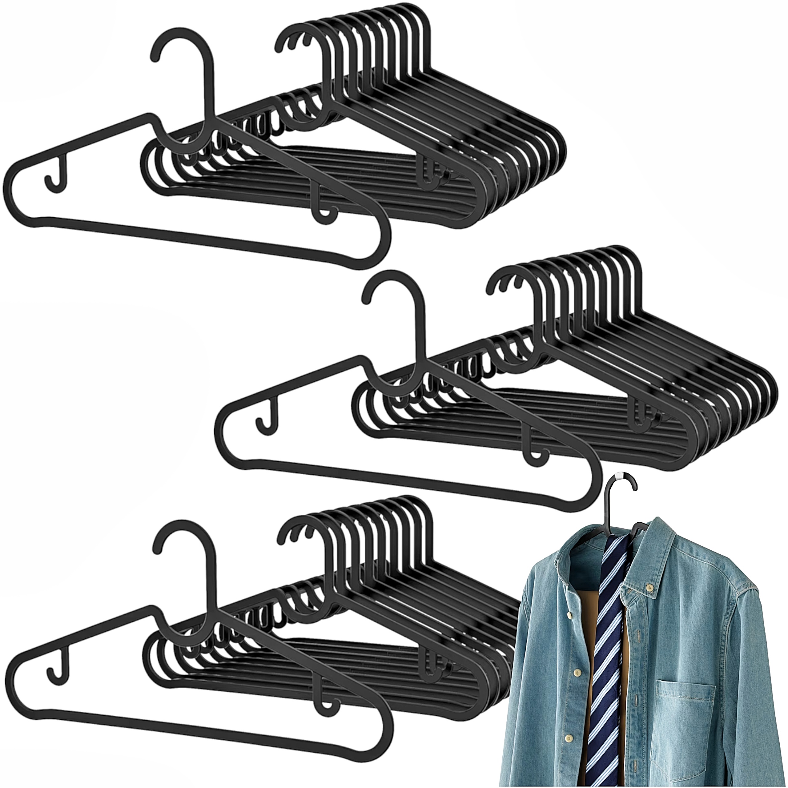 

Ikea Spruttig Wieszak Na Ubrania Czarny 30 Szt.