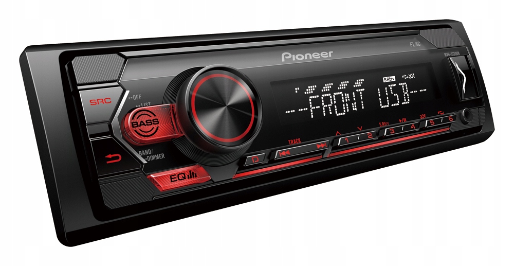 Pioneer MVH-S100UB Autorádio Aux MP3 Usb Flac Usb Mosfet 4x50W