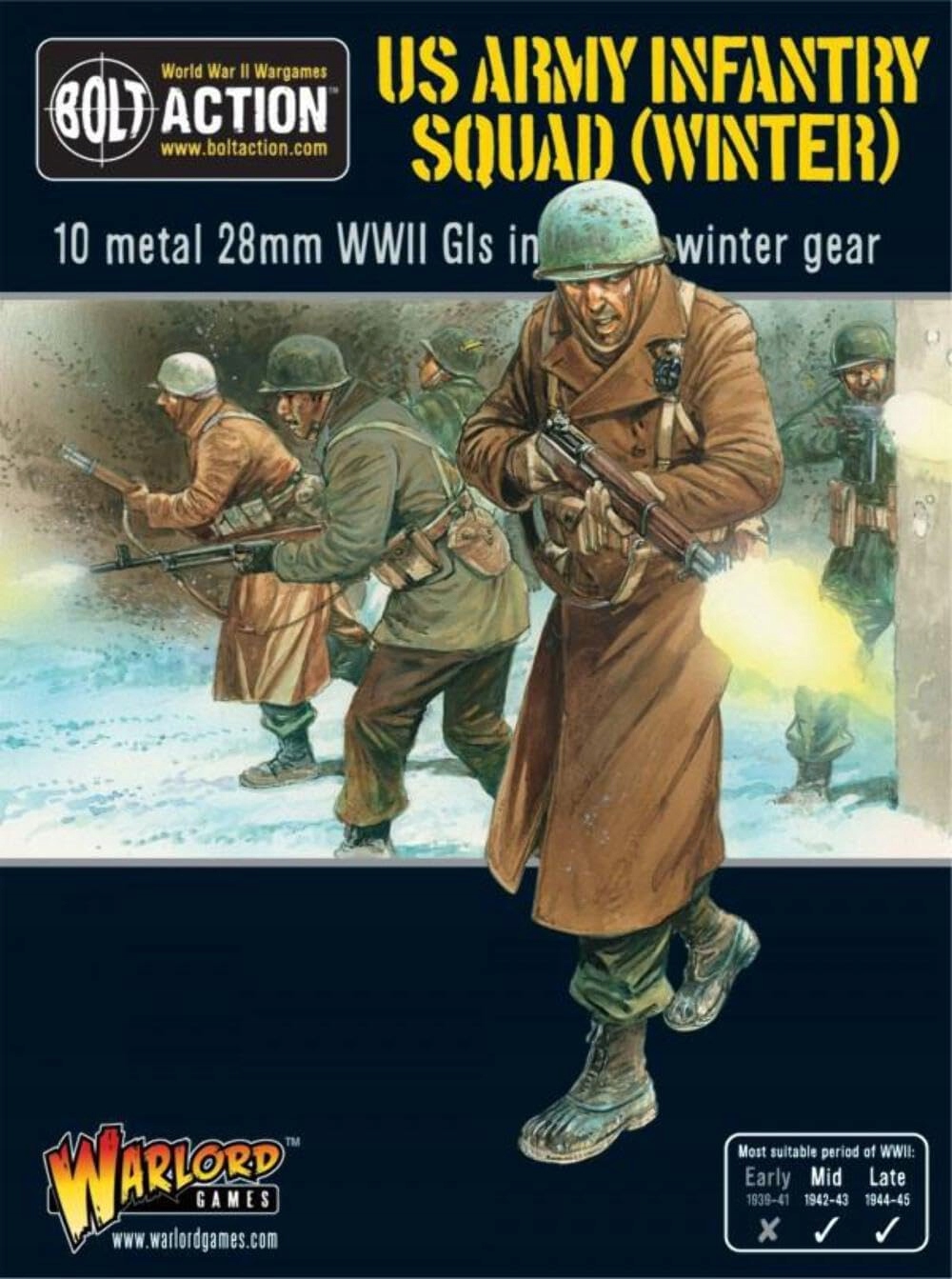 Bolt Action Us Army Infantry Squad in Winter Clothing [402213003]