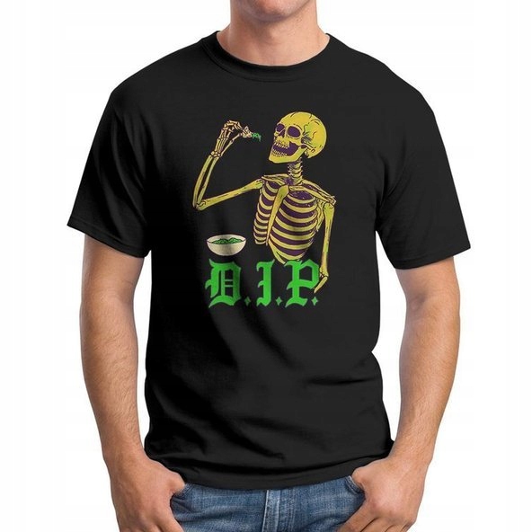 

Koszulka T-Shirt Skeleton Dip śmieszne S