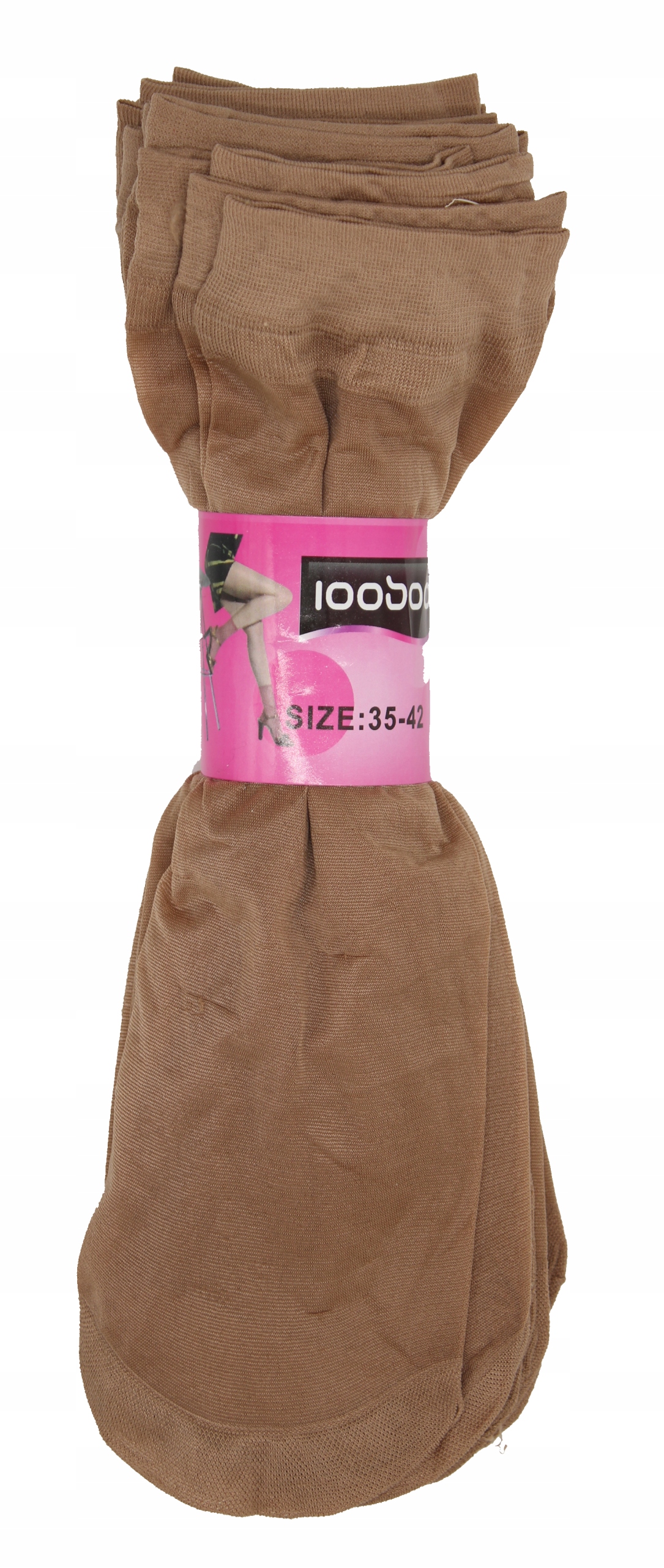 

Skarpetki lycra 10 par ciemno beżowe 35-42