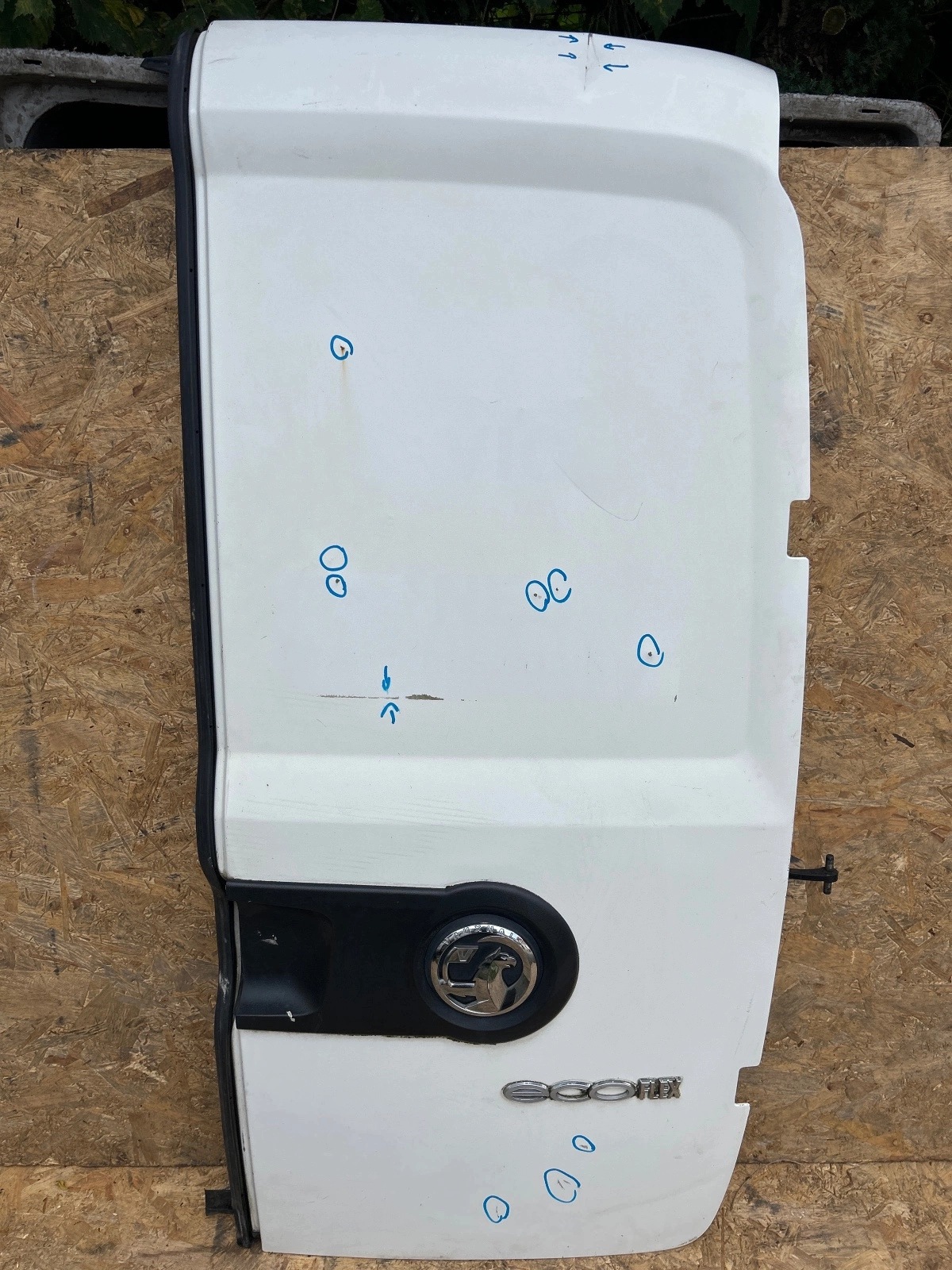 door rear part rear. right boot Opel Combo D Doblo II lift