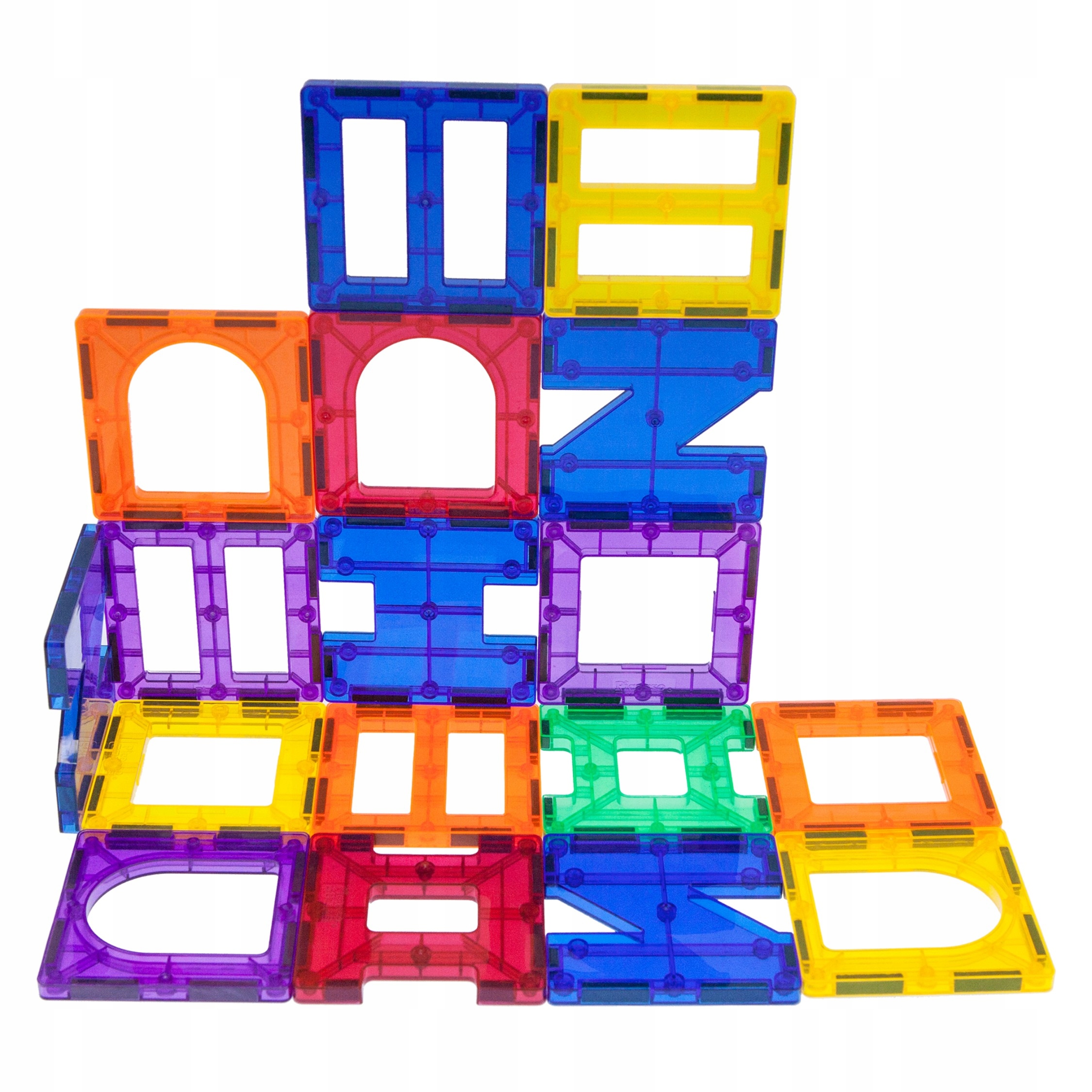 Mágneses építőkockák, konstrukciós, építő és építészeti játék, 42 darabos készlet EAN (GTIN) 617629993363
