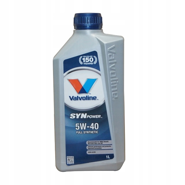 

Olej silnikowy Valvoline 5W40 SynPower A3/B4 1L