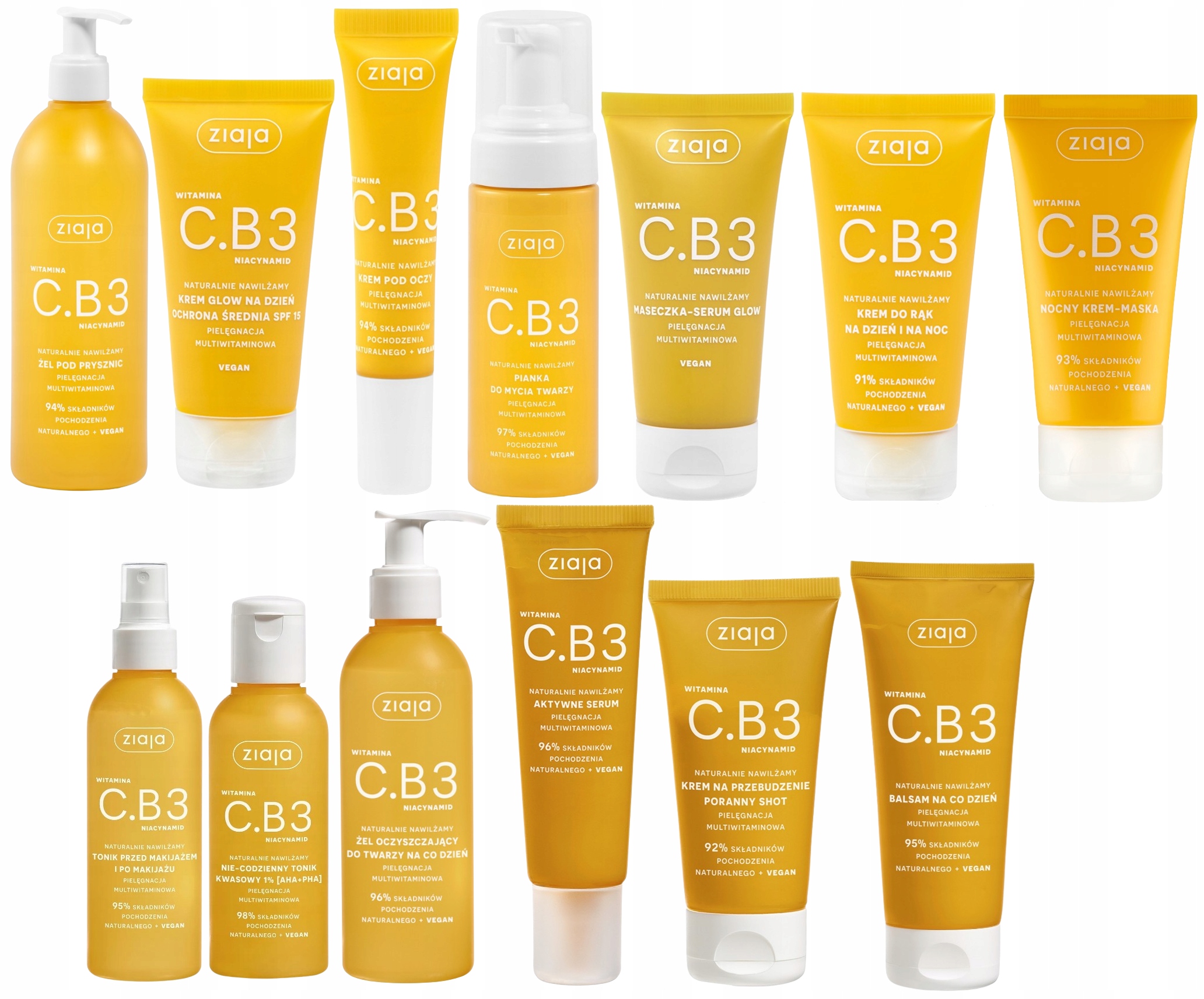 Ziaja Kosmetická sada C.B3 Hydratace Vyhlazení Regenerace Omlazení