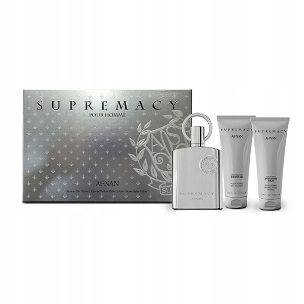 Sada Afnan Supremacy Silver Parfémovaná voda 100 ml Sprchový Gel 100