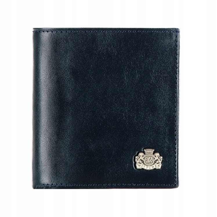 Malá kožená peněženka Wittchen Arizona 10-1-065-N, elegantní, tmavě modrá