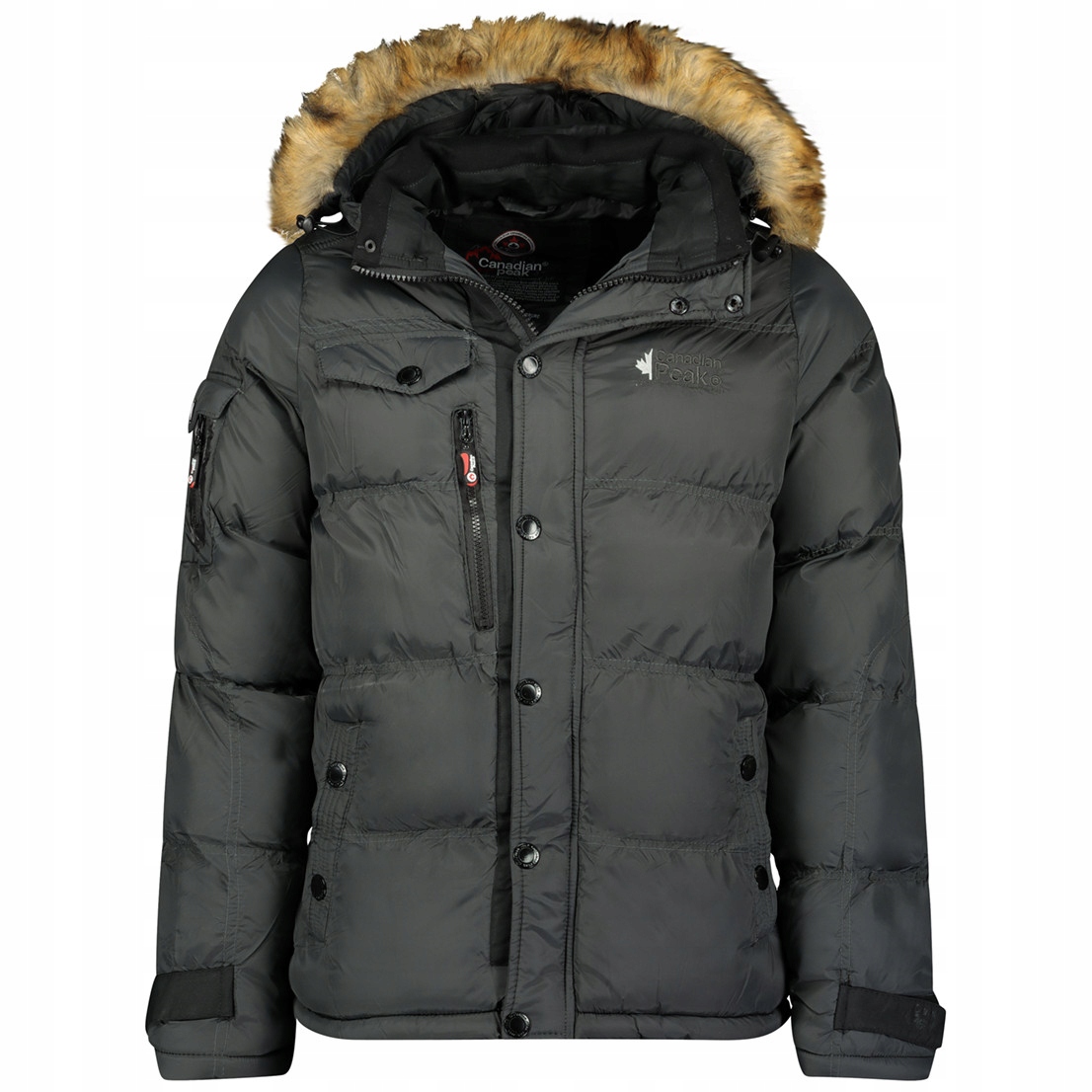 Canadian Peak bunda pánská Bukkateak Men Cp 001 S tmavě šedá