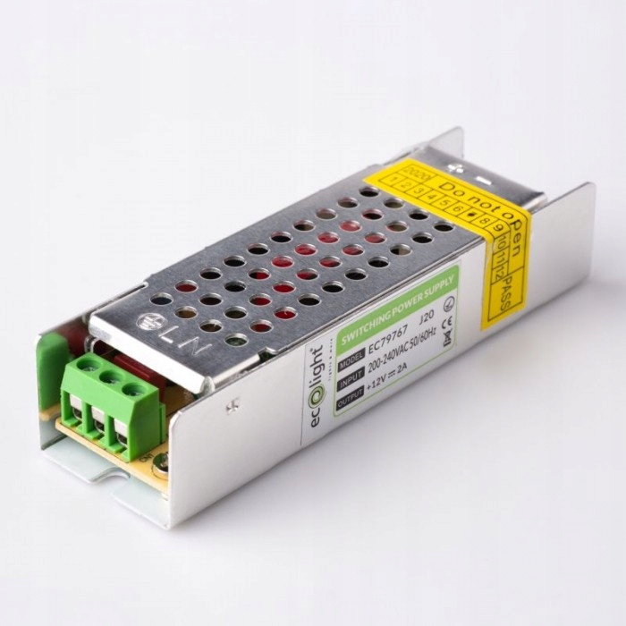 Zasilacz modułowy 12V 25W 2A taśma LED cctv RTV