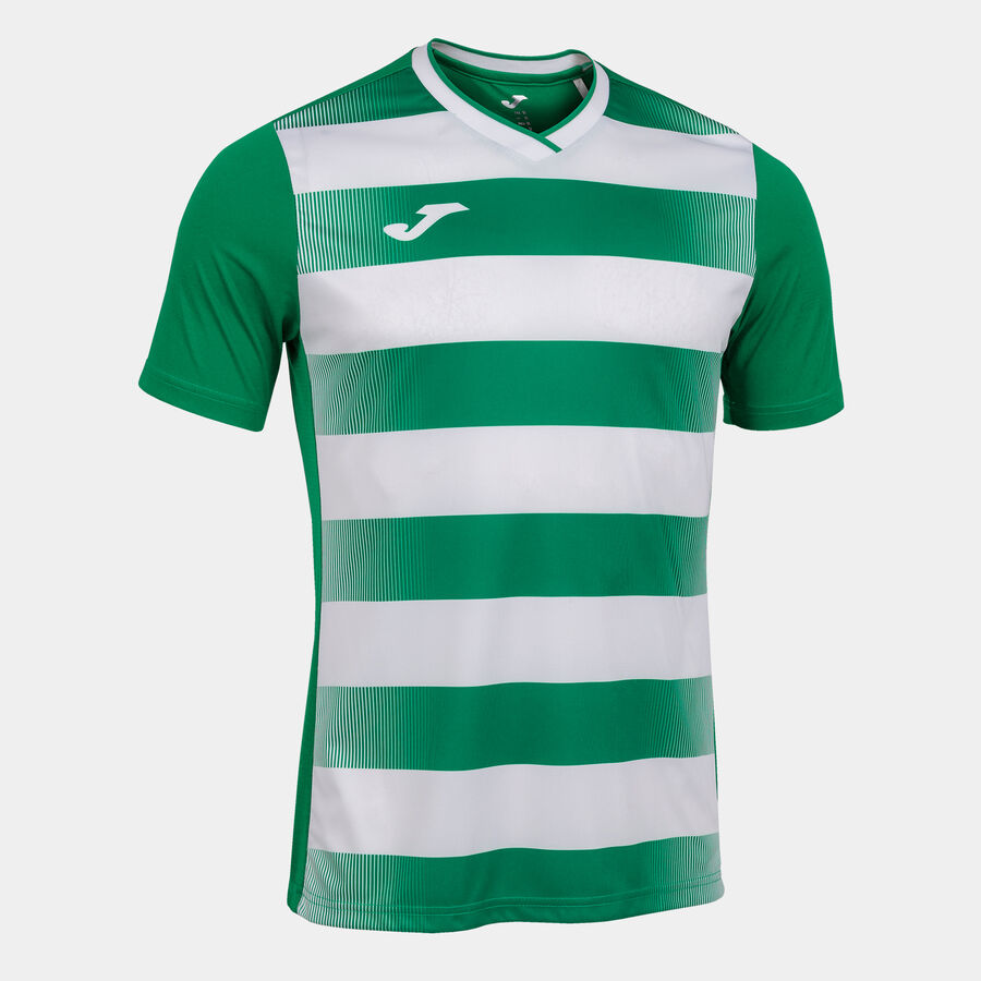 Koszulka Joma Europa V 102838.452 Zielono-biała r.S
