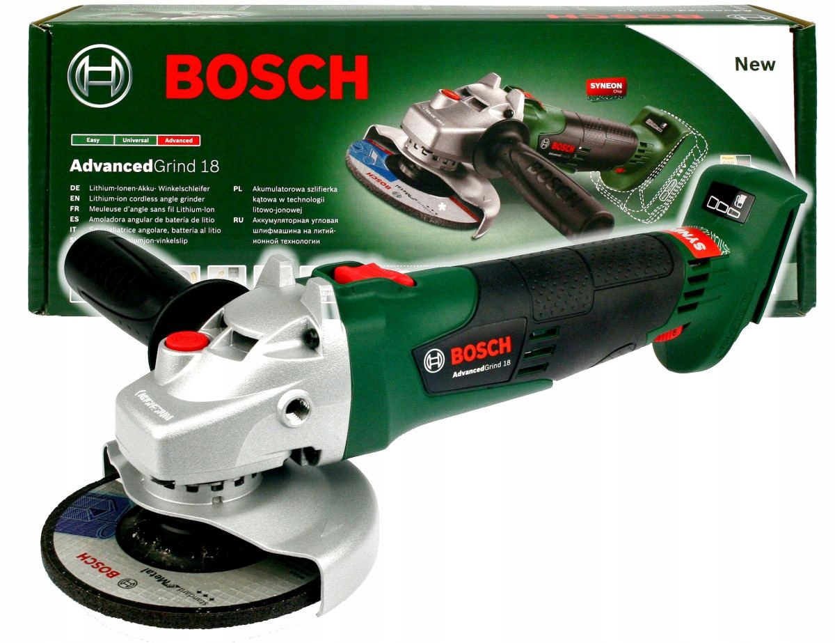 

Szlifierka Kątowa 18V Advancedgrind 18 Bosch Body
