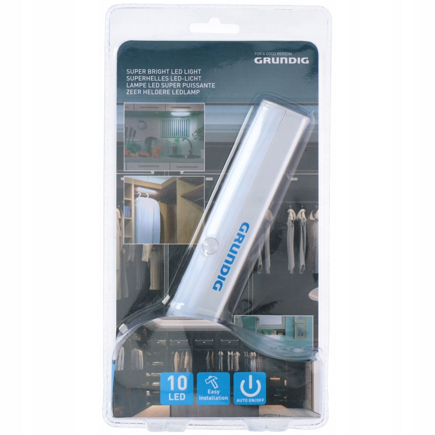 Lampa GRUNDIG z diodą LED - Z czujnikiem ruchu