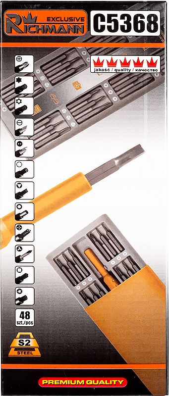 

Wkrętaki Precyzyjne Serwisowe Torx Bity 49x c5368