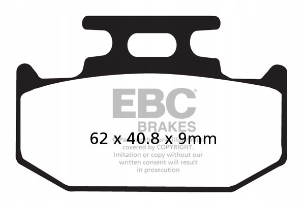 Brzdové doštičky Ebc MXS152 off-road výkonné (súprava na 1 kotúč)