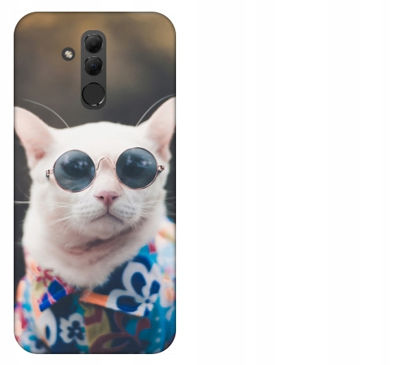 

Etui pokrowiec Huawei Mate 20 Lite Kot hipster smi