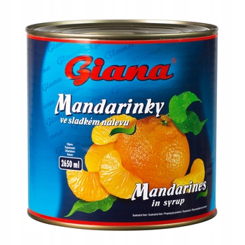 Levně Mandarinky v nálevu 2650 ml Giana