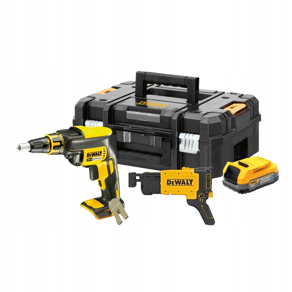 Wkrętarka do płyt G-k 18V 1,7Ah Powerstack DeWalt DCF620E1K-XJ