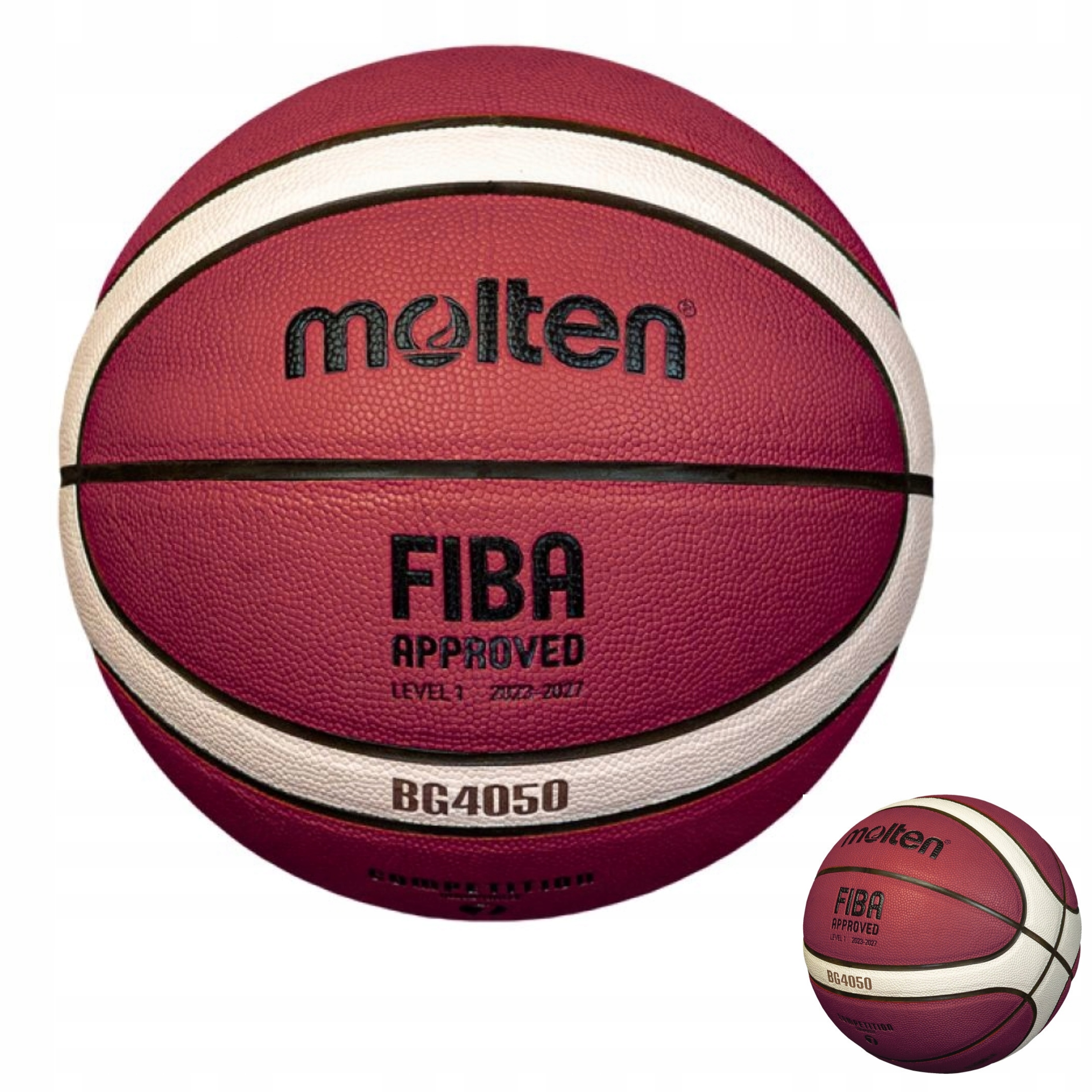 Meczowa Piłka Do Koszykówki Molten Rozmiar 7 Hala Skóra Fiba Treningowa